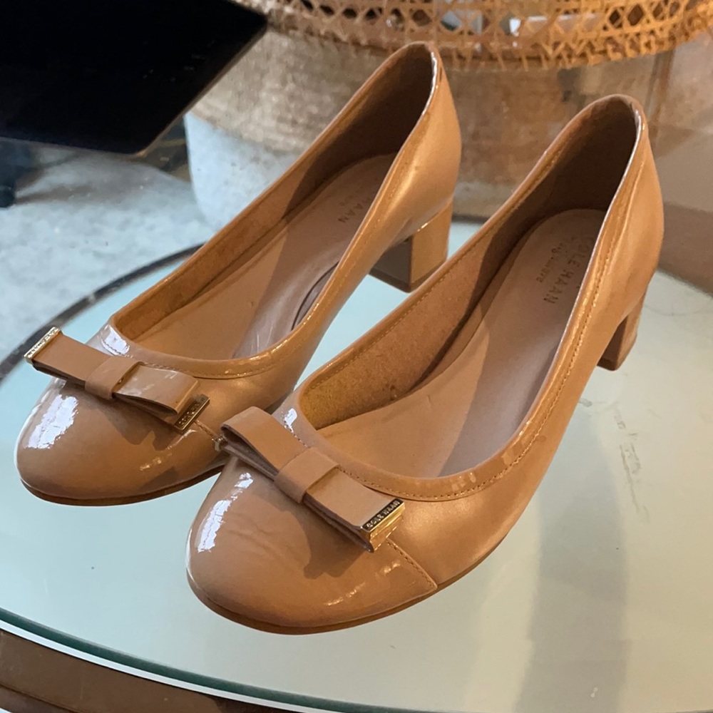 Cole Haan 1inch Heel Flats (Nude)